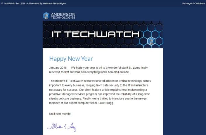 20160210-BlogAnnouncement St. Louis Computer Company IT TechWatch Newsletter