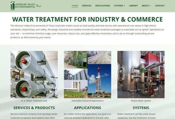 MissouriValleyEnvironmentalTX-2 Website Development Small Business