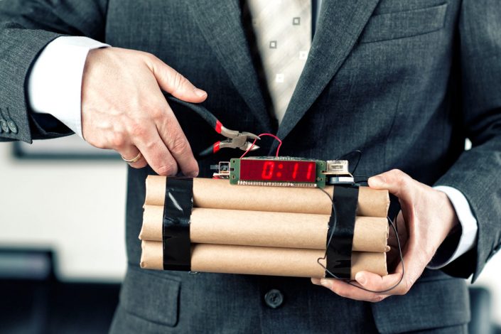Shortsighted IT Provider Bomb Managed IT Services protects your business