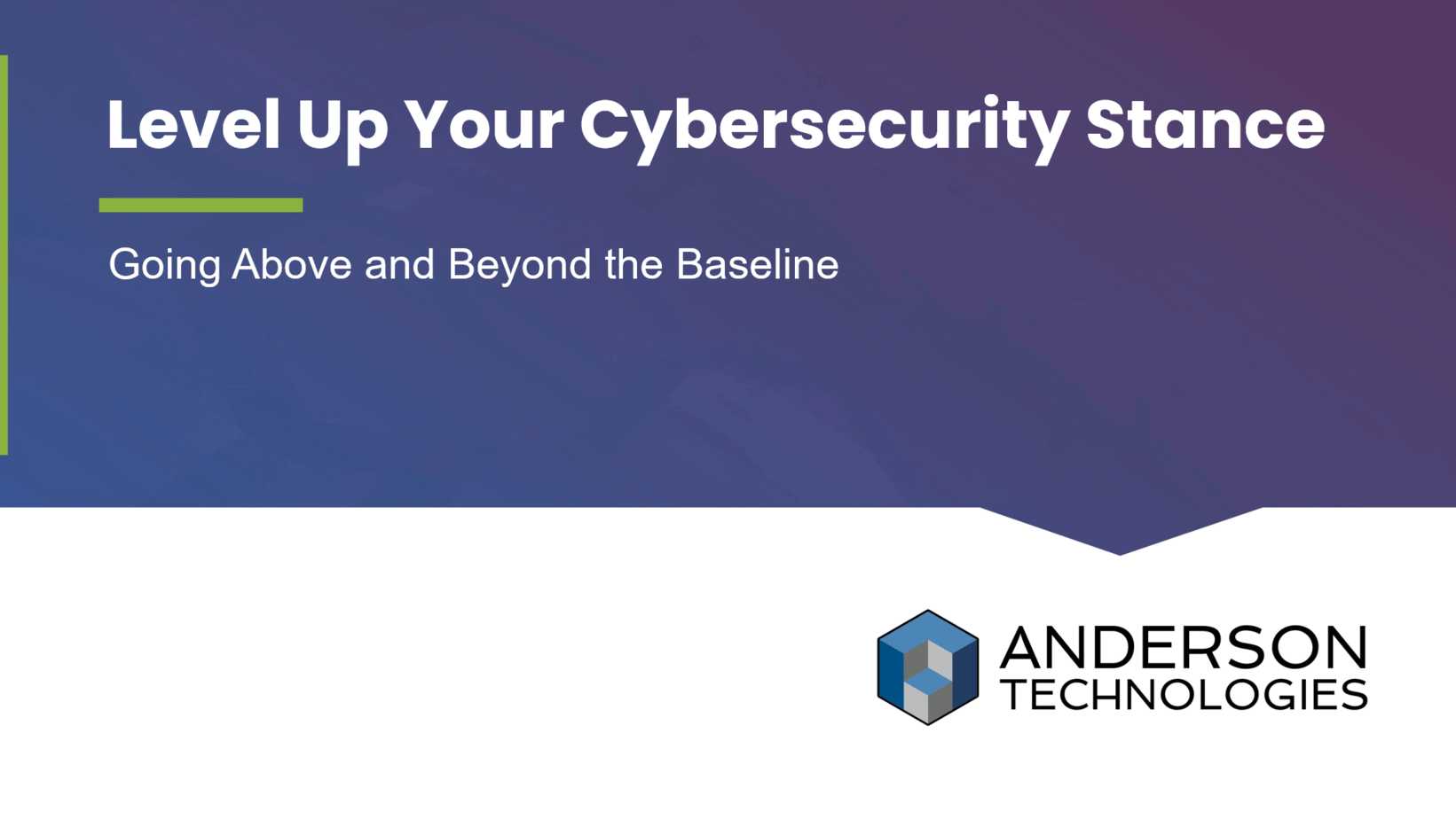 Level Up Your Cybersecurity Stance Webinar Thumbnail