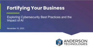 Fortifying Your Business Webinar title card