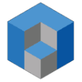 blue hexagon icon