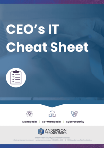 CEO's IT Cheat Sheet